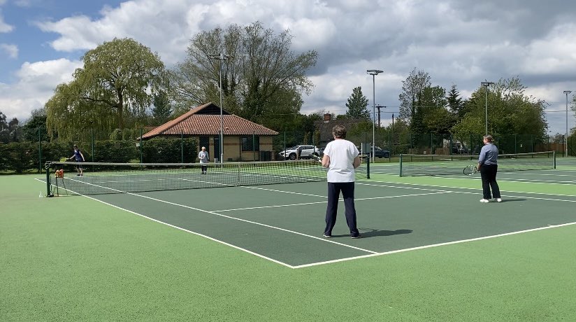 FREE SESSIONS 

Come and try Walking Tennis for free on Thursday 19th and 26th May 11:15-12:15pm

Walking Tennis is for anyone that wants to play tennis, but at their own pace. No running or jumping and you can let the ball bounce twice. Less speed but just as much fun!