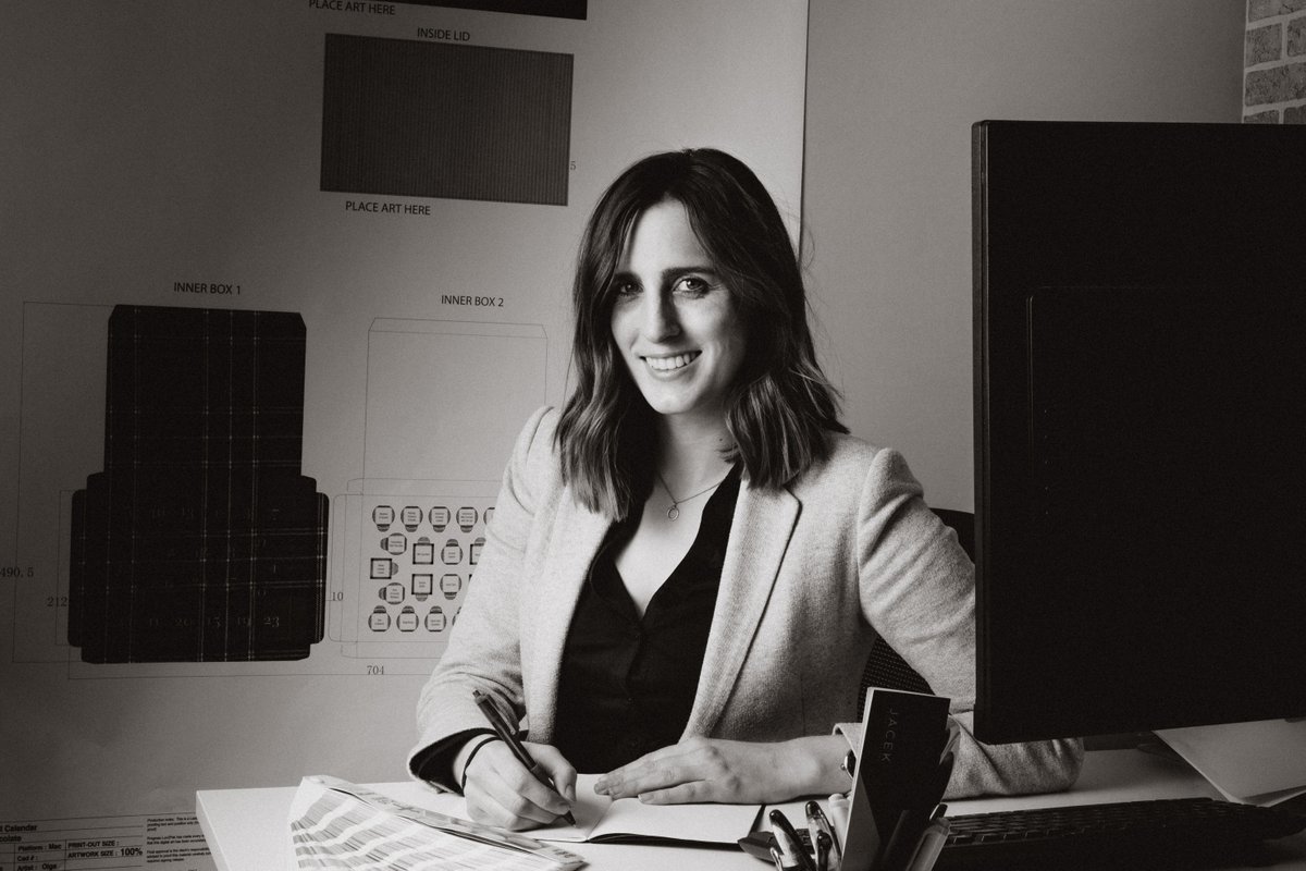 JACEKChocolate's tweet photo. Meet Nina! 👋  Nina is part of the leadership team and manages all things marketing and design. She is a master strategist, and makes sure everything we produce aligns with our strategic &amp; brand goals. #staffshowcase #couturecollection https://t.co/GL8gpSDBZj
