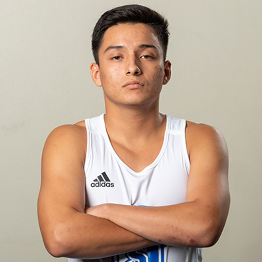 OLLUSaints's tweet photo. #BigBlueSpotlight: #OLLUTrackandField's Chris Davila achieved a personal best time in the 800-meter run on Friday. Read more here: https://t.co/kcl1AlpnSt. #WingsUpSaints https://t.co/NrnkJMUhXe