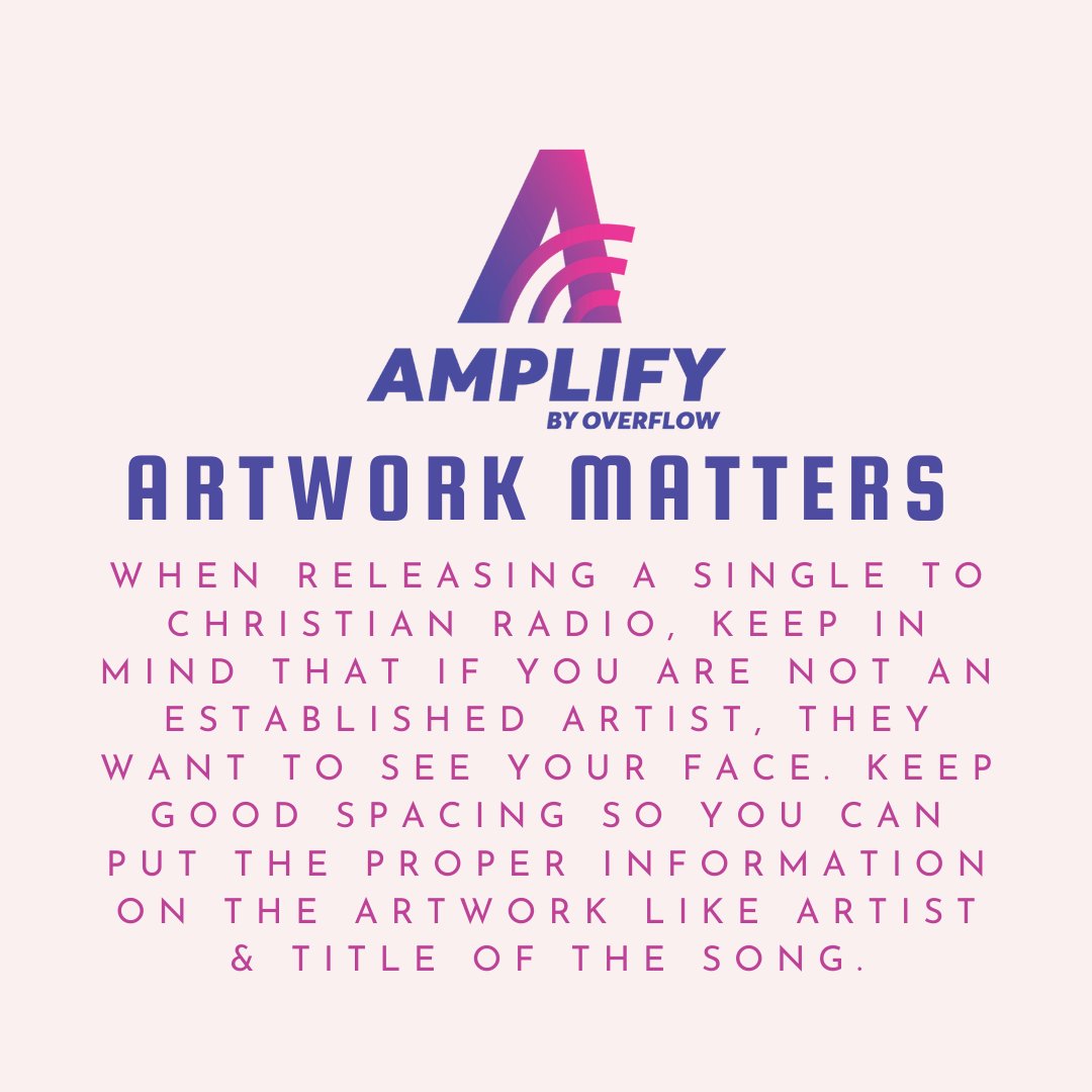ovrflwgrp's tweet photo. We want to be known for helping Indie Christian artist release and give resources to them.  So we will be giving tips on different things like ARTWORK.

Often we see so many pieces of artwork that come through that do not include the artist.  This is ok for artists who maybe  ... https://t.co/VS0qjuYcA7