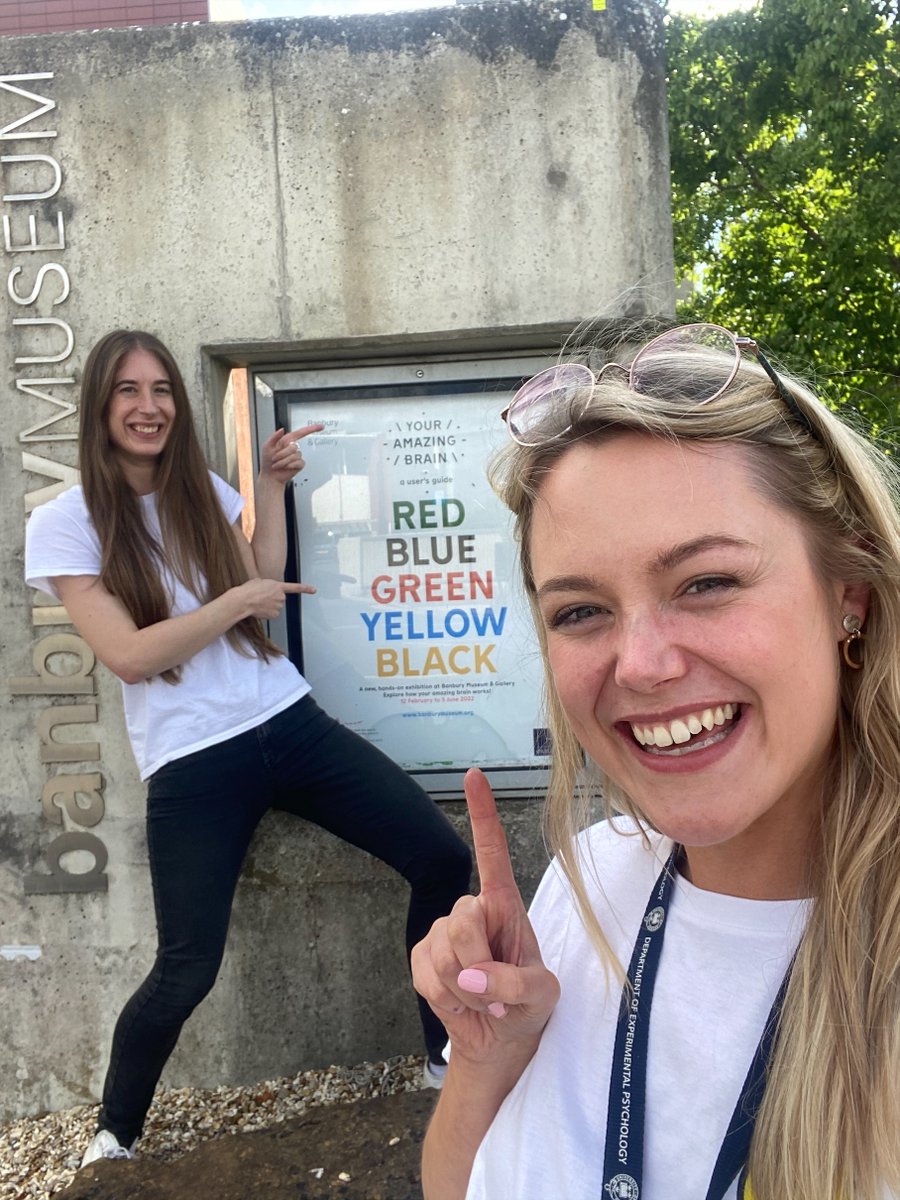 Some of our RAs (<a href="/chloe_wigg/">Chloe Wigg</a> <a href="/sorcha_hamilton/">Sorcha Hamilton</a> <a href="/PilarArtiach/">Pilar Artiach Hortelano</a> @shonawaterss) had a great time yesterday at the Banbury Museum exhibition "Your Amazing Brain", discussing how we use experimental medicine approaches in mental health research, w/ a group of people who use <a href="/MindCharity/">Mind</a>