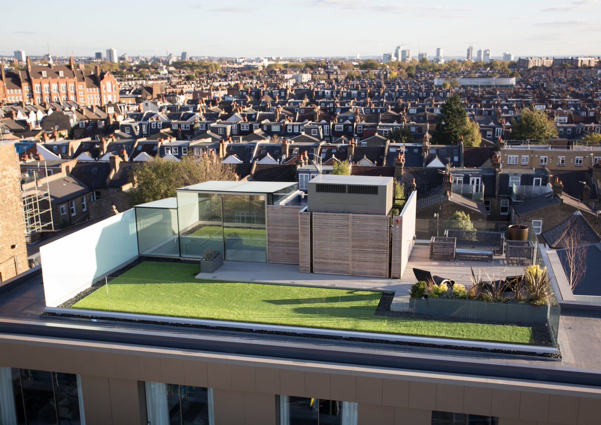 FruitionProp's tweet photo. A selection of some of our lovely roof terraces from across London in the spring sunshine. #summerinthecity #raisingrooftops #spacesforliving https://t.co/m815cZ2chO https://t.co/2OftRxWm8i