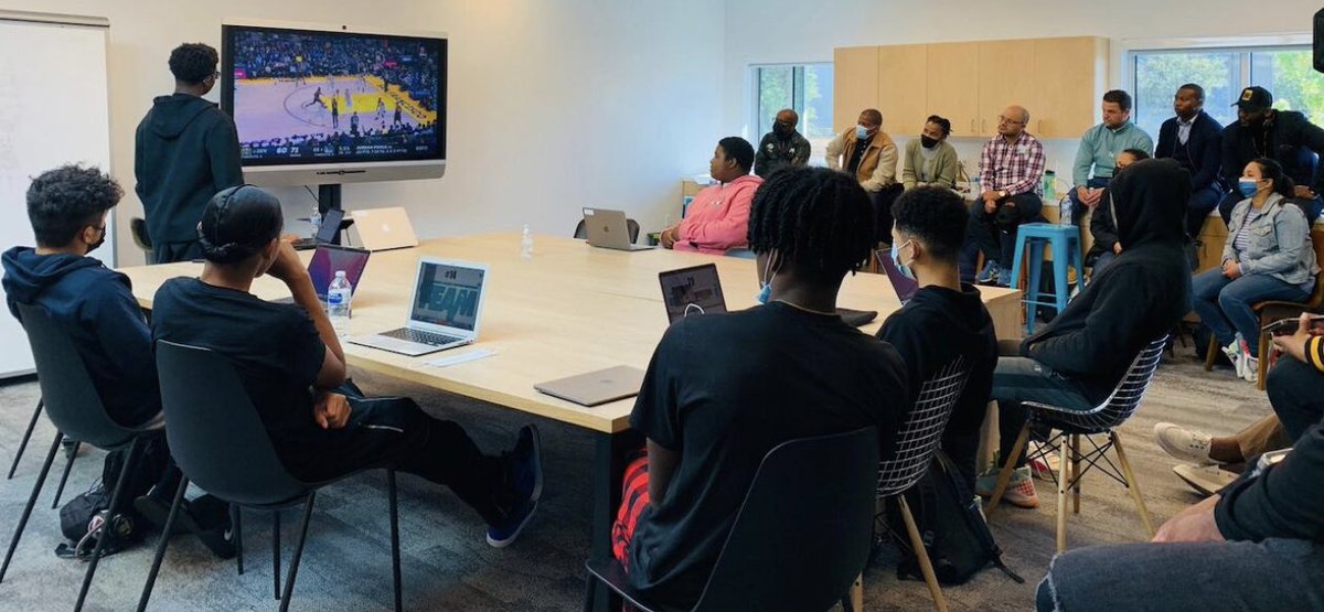 S/O to our visitors from South Africa’s SuperSport Program who observed how we expose youth to career pathways at the intersection of Sport and technology. We learned from our visitors the economy of sport in Africa as an industry from infrastructure to best practices.