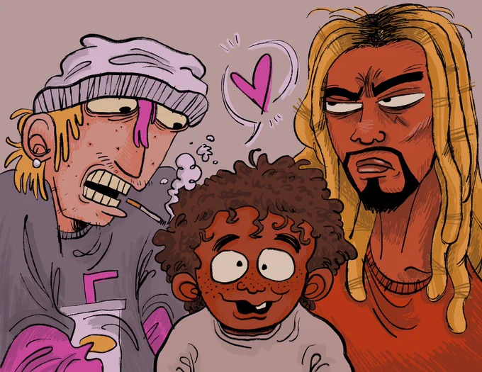 aqua teen drawings from last summer (again inspired by @cablehaver `s designs <3) 