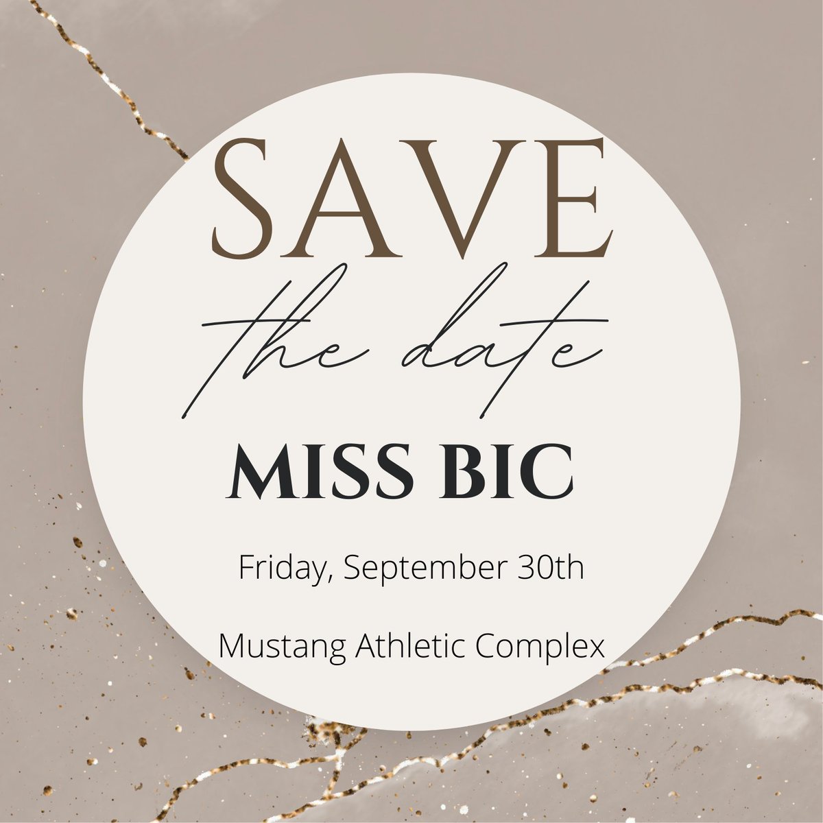 BIC_EAST's tweet photo. Miss BIC will be held Friday, September 30th.  We just wanted everyone to be aware that we will be having it early in the school year next year. Entry forms will be available when school starts in August. https://t.co/s0odflJB3x
