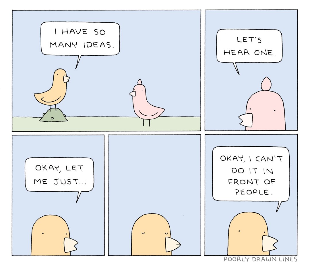 so many ideas 