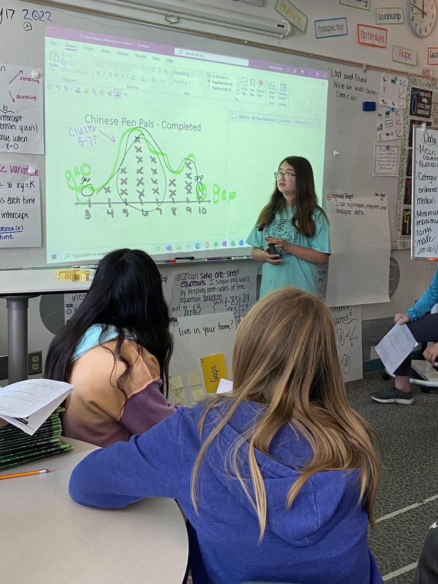 Emilie Lalonde-Schiff❤️🇨🇦🟦🏒🏳️🌈🇺🇦 (@lomathcoach) on Twitter photo Student led discussion on frequency tables and line plots. Ss coming to consensus in circle. Teacher reflecting thinking on one note. Some robust vocabulary work and critical thinking happening! <a href="/LkOrionSchools/">Lake Orion Community Schools</a> <a href="/Oakview_MS/">Oakview MS</a> <a href="/AlisaOrlowski/">Alisa Orlowski</a> #AlwaysLakeOrion Student led discussion on frequency tables and line plots. Ss coming to consensus in circle. Teacher reflecting thinking on one note. Some robust vocabulary work and critical thinking happening! <a href="/LkOrionSchools/">Lake Orion Community Schools</a> <a href="/Oakview_MS/">Oakview MS</a> <a href="/AlisaOrlowski/">Alisa Orlowski</a> #AlwaysLakeOrion