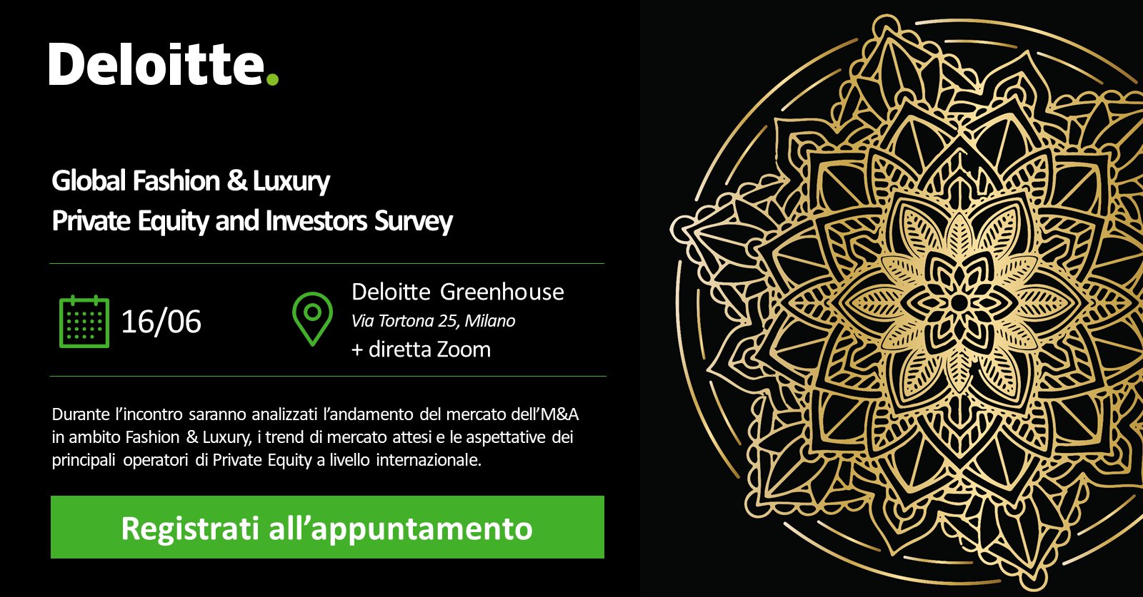 Deloitte Italia on Twitter "Giovedì 16 giugno h17.00 presso la