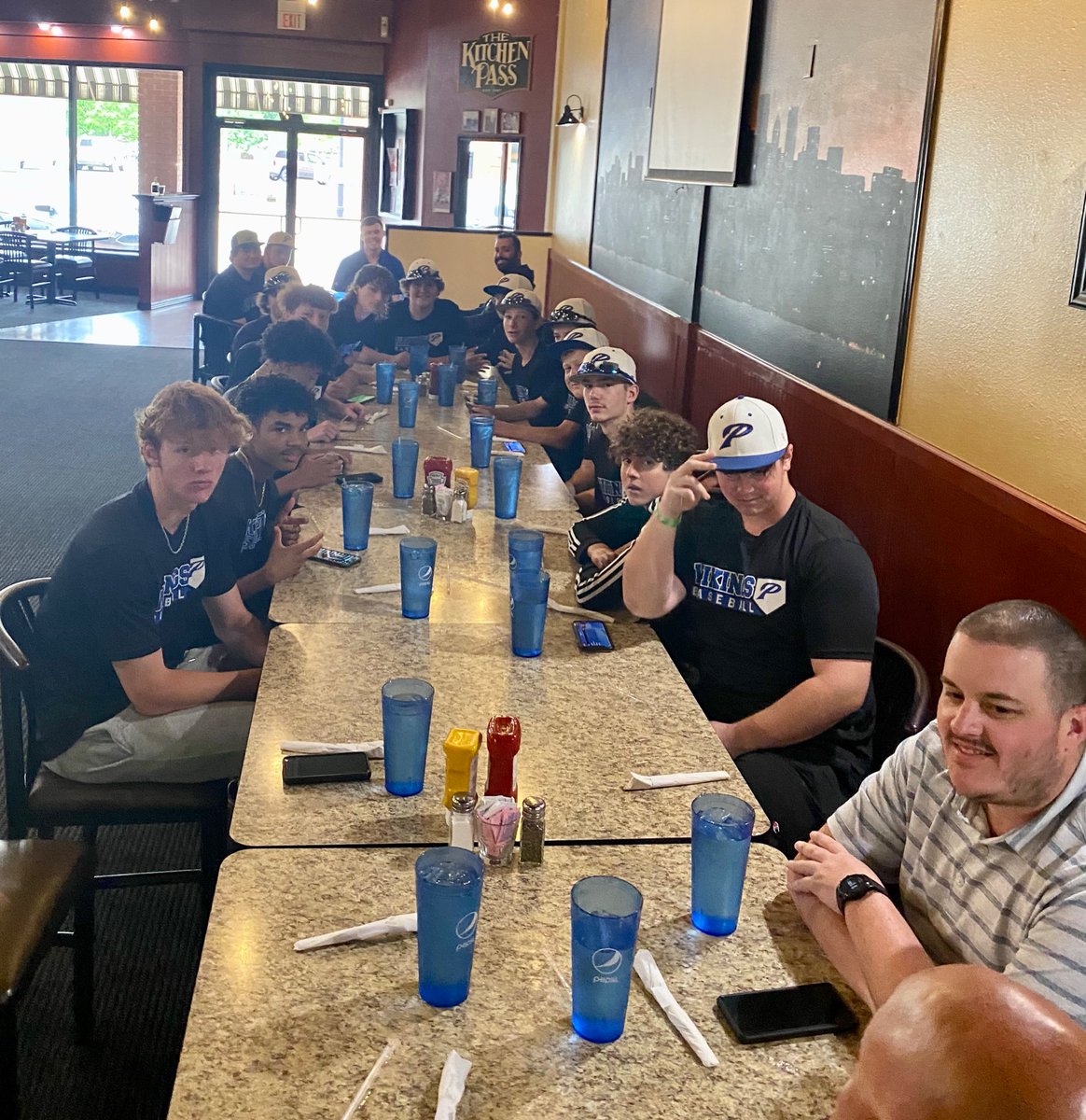 Thank you to KP for serving us lunch before our regional game! Game time is at 2pm.