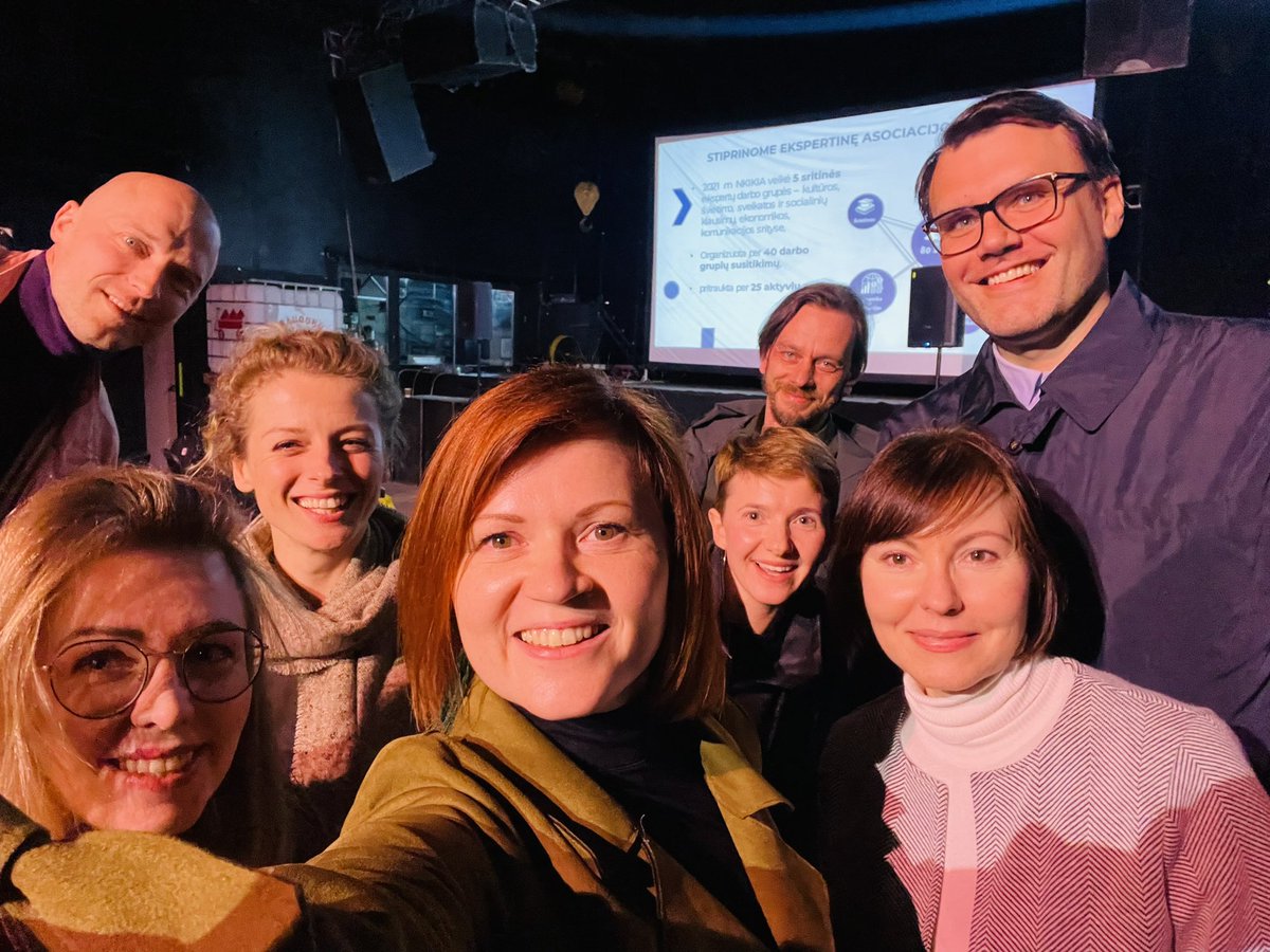 You gain more power and acceptance while spotting importance of culture &amp; creative industries with great team 🤘 #creativeindustriesassociation #lithuania
