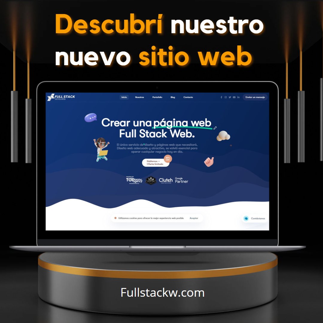 FullStackWeb2's tweet image. Descubrí nuestro nuevo sitio web🎨
fullstackw.com
.
.
 #webdesign #htmlcss #css #love #uxdesign #followme #ecommerce #graphicdesign #webstagram #webdesigner #website #tecnologia #style #ui #web #paginaweb #follow #wordpress #webdeveloper #fitnesschallenge