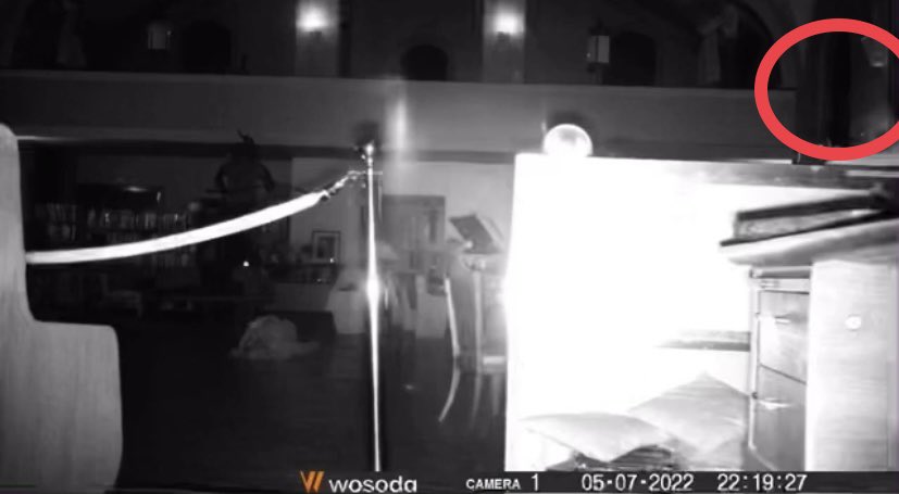 IronParanormal's tweet photo. We’re beginning our next breakdown and analysis of the American Renaissance Church and Museum in Windber, PA with some simple visual oddities, mainly in the form of screen captures from some trail cameras.
#windber #windberpa #hauntedwindber #hauntedchurch https://t.co/plCw58HVdj