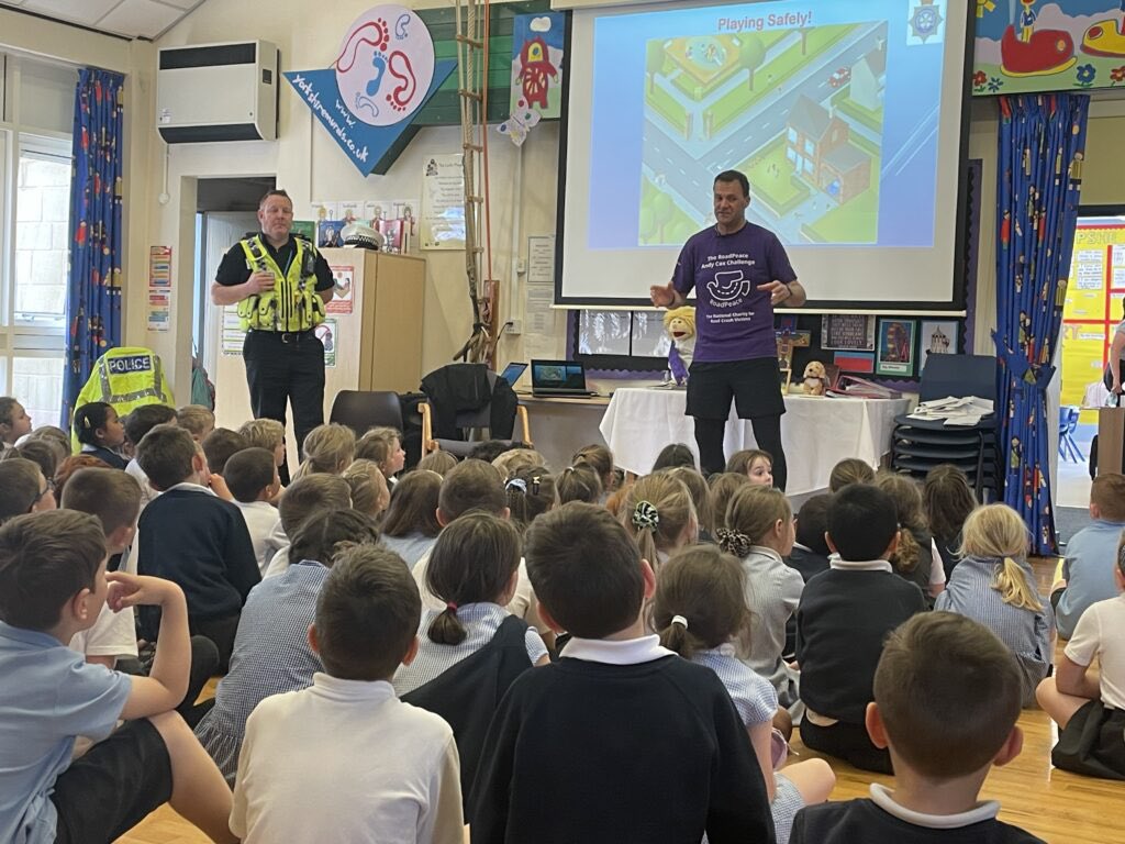 OscarRomeo1268's tweet photo. After todays #AndyCoxChallenge run, as the focus was on Schools Day we visited Killinghall Primary School to deliver some Road Safety presentations. As always the kids were  brilliant, took on board all the advice &amp; asked loads of fantastic questions https://t.co/vH8fV6BlDe https://t.co/DqjRaXzUdp