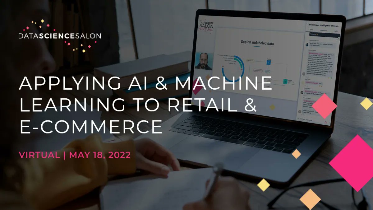 kdnuggets's tweet photo. Connect with the #DataScience community at #DSSVirtual on May 18th. A free community event focusing on #AI and #MachineLearning applications in retail & e-commerce with speakers from H&M, Nordstrom, Procter & Gamble and more! Sign up here: https://t.co/AuVrqdCqzs https://t.co/XvZqryS74W