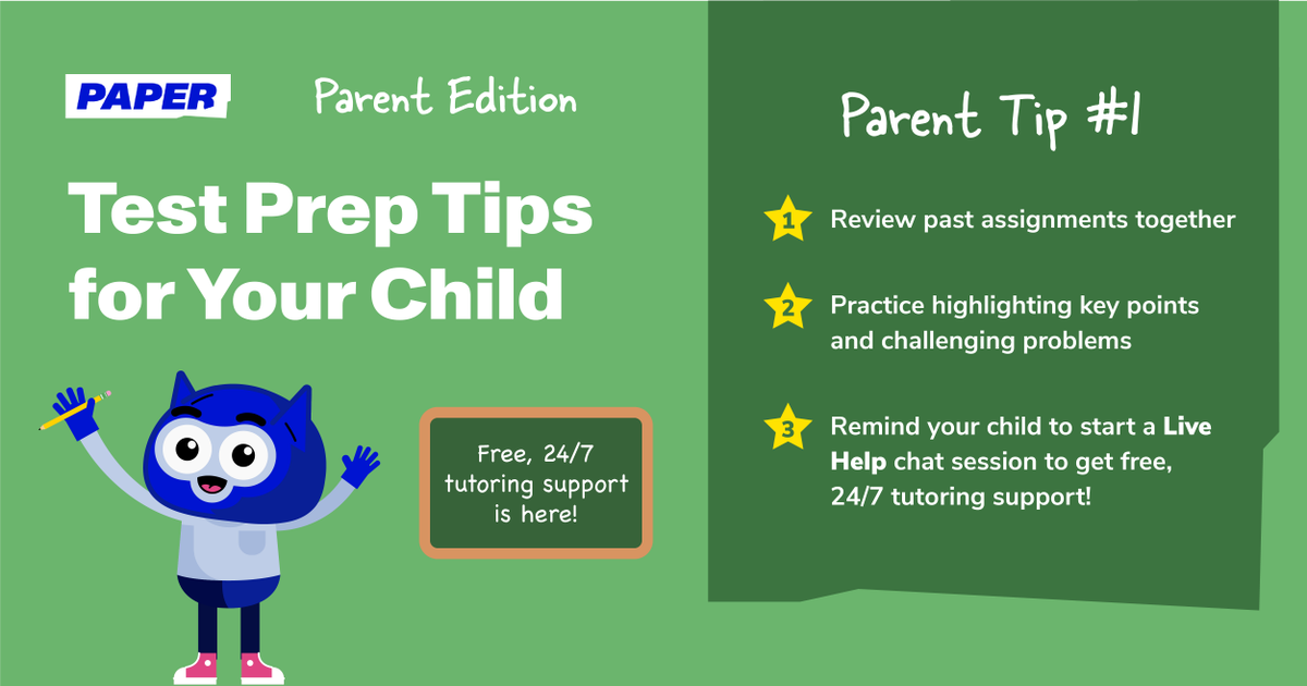 ColsCitySchools's tweet photo. Parents! Did you know @paperlearning offers free, 24/7, 1:1 tutoring? Help your child ace their next exam by reminding them to use @paperlearning whenever they are confused, need help, or want to learn more about a topic! #PaperPrep
INFO: https://t.co/7bLDDHH655 https://t.co/PzHSEbRdMi