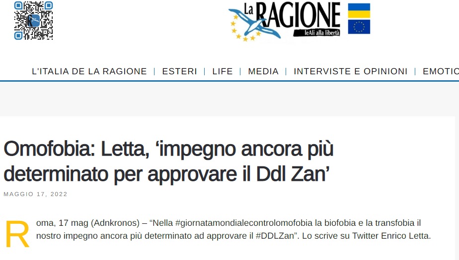 il_laocoonte's tweet photo. la cosa più buffa della gaffe di #Letta o del suo staff che scrive #biofobia invece di #bifobia è che i media lo hanno ripetuto pappagallescamente senza rendersi conto dell' errore tanto sono servi sciocchi https://t.co/Oq5bAEE4wn