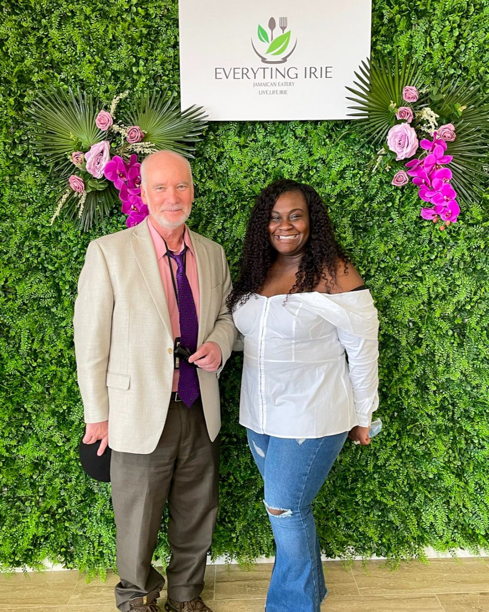 CityofBptCT's tweet photo. This past weekend we joined in the #GrandOpening of the #Jamaican Eatery, #EverythingIrie. If you're in the neighborhood, stop by the Everything Irie Jamaican Eatery 1304 Boston Avenue #Bridgeport CT. https://t.co/Ysai6YQLEk