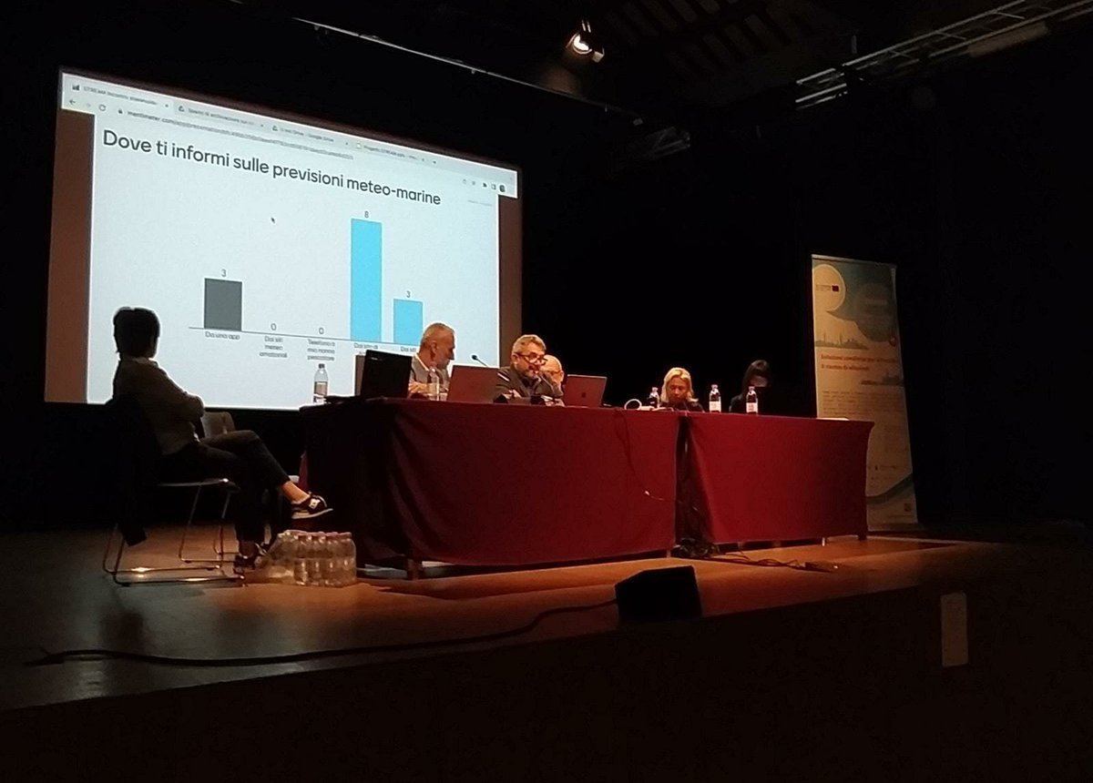 Arpae trained its local stakeholders in Comacchio last May 11. The purpose of the training was to raise awareness of the risks of floods and storm surges in the regional area and give information on risk and emergency management tools