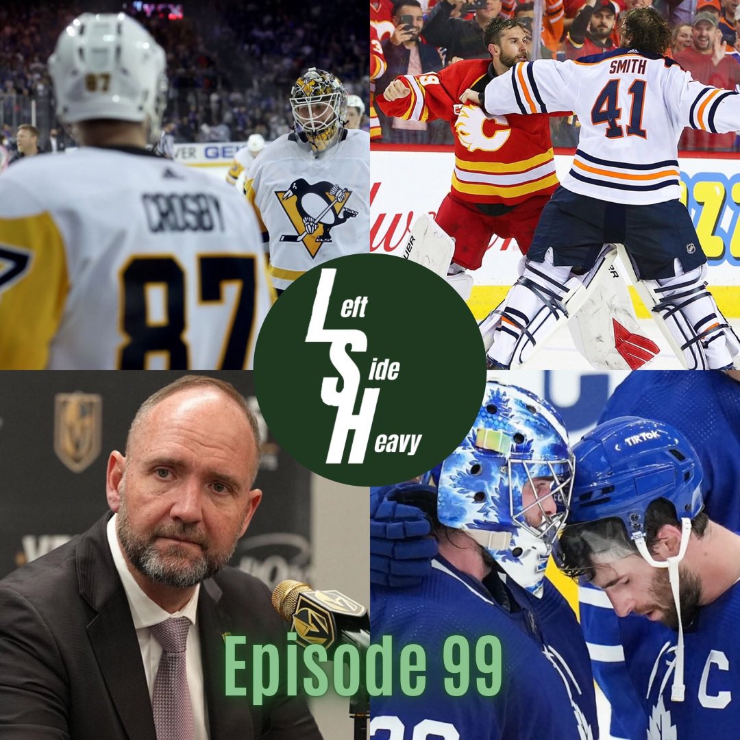 leftsideheavy_'s tweet photo. 🚨Episode 99 Ft. @Cory_Letendre🚨

STANLEY CUP PLAYOFF TALK BABY! And other news of course

~ Leafs lose again
~ BATTLE OF ALBERTA
~ Any last run for Crosby?
+ MORE

Presented by: @bluewirepods 

LISTEN, WATCH, &amp; FOLLOW ⤵️
https://t.co/OWrfxjOLrn

#NHL #StanleyCup #HockeyTwitter https://t.co/C7qqtrwaUR