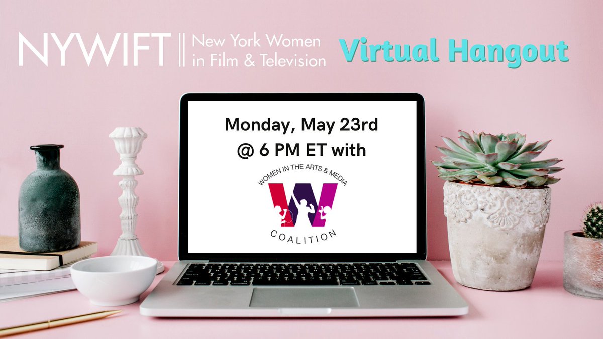 Come network with @NYWIFT and @WomenArtsMedia at our Virtual Hangout on Monday 5/23 at 6 PM ET! Make connections and share your creativity! 🎥 🎭 🎨 

RSVP here:  bit.ly/39wtjre