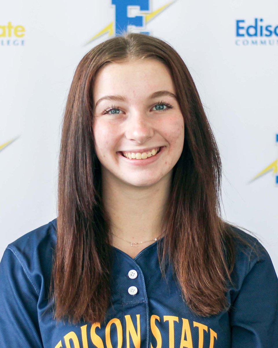 Second Team All-OCCAC! Allie Dodge - Edison State Softball ⚡🥎