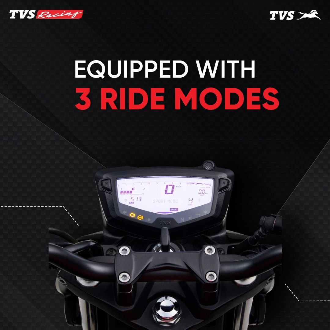 TVSApacheSeries's tweet photo. Get ready to push the limits and #BeUnstoppable with the #TVSApacheRTR1604V. With first-in-segment Ride Modes and #SmartXonnect, stunning LED headlamp with DRL & Supermoto ABS, power-packed rides await you. Book yours now:https://t.co/FWOxpJ8l8x
#TVSApache #TVSApacheRTR #RTR1604V https://t.co/oBcv3EVroF