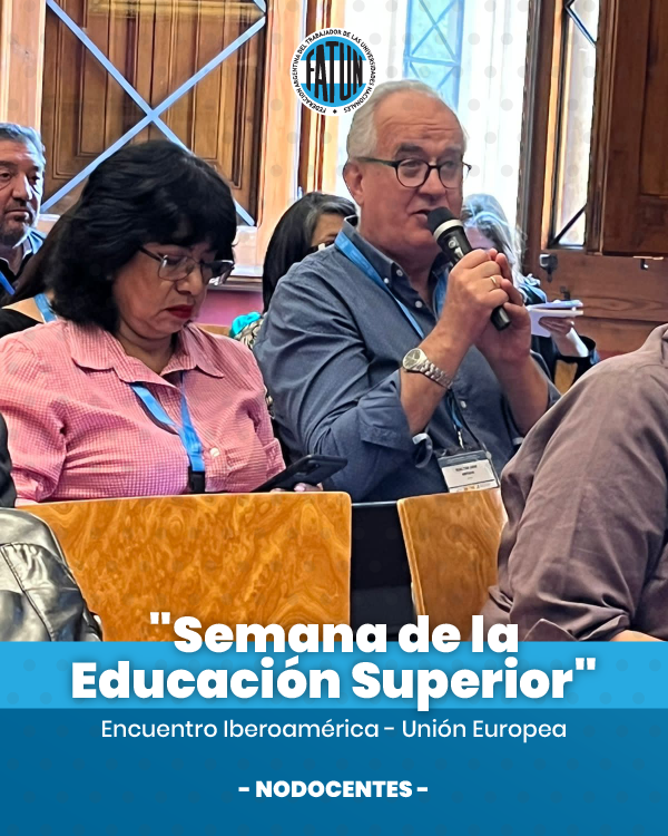 fatunoficial's tweet photo. El Sec. General de la FATUN, Cro. Walter Merkis, participa de la segunda jornada del Encuentro Iberoamérica-Unión Europea “Una mirada al futuro de la educación” que se está desarrollando en Barcelona, en el marco de la “Semana de la Educación Superior”.
#contua #nodocentes #fatun https://t.co/jhw046RHXA