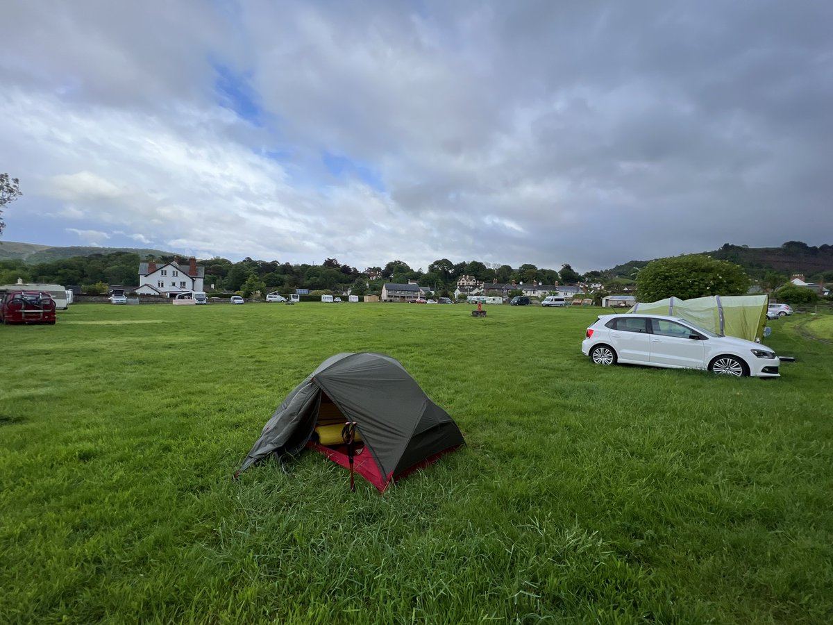 Day 1 of the SWCP completed. Minehead to Porlock. #breakingingently #backpack #hiking