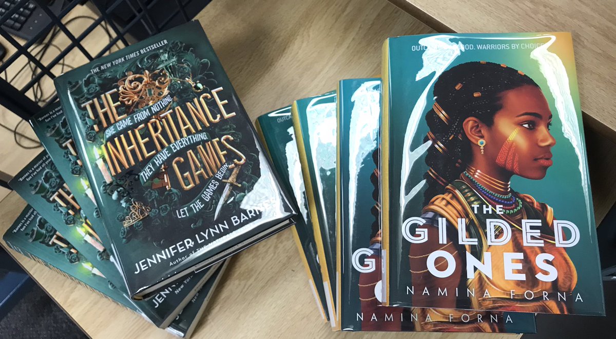 rcsslibrary's tweet photo. It’s not too late to join in on the fun! Our first #RezReadsSmackdown battle is next Tuesday where The Inheritance Games by @jenlynnbarnes faces off against The Gilded Ones by @NaminaForna - this is going to be EPIC! Long weekend = perfect for reading! @ResCSS https://t.co/Tyv4VGUWJT
