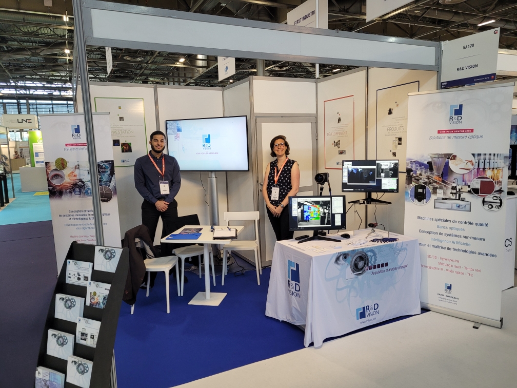 #GiParis22 On ne vous a pas vu sur notre stand 5A120 aujourd'hui ? Pas de panique ! <a href="/RnDVision/">RDvision</a> vous accueille les 18/19/20 mai au <a href="/Salon_GI/">GLOBAL INDUSTRIE</a> pour parler projets industriels #MachineLearning #tempsréel #IA #mesure #optique #industrie <a href="/LaFrenchFab/">La French Fab</a> <a href="/ReseauMesure/">Reseau Mesure</a> <a href="/Pole_Systematic/">Pôle Systematic</a>