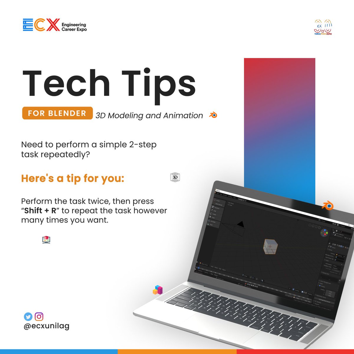 engcareerexpo's tweet photo. Modeling can be tedious and repetitive. Here's a quick tip to save you some time.

#ecx3 #ecxunilag #techtips 

💙💛❤️ https://t.co/Yfd4NeH5RQ