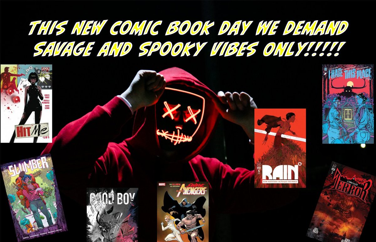 CBPoser's tweet photo. Today at High Noon (c)/1e it is time for the #WeeklyPull.  I'm currently 11 subscribers away from activating the next giveaway, and you can COMMENT on this video for a shot at free comics (winner announced on Shop Talk)!  I hope to see you in the premiere!
https://t.co/ZY32ZNtlIF https://t.co/Q3GRQrL8iW