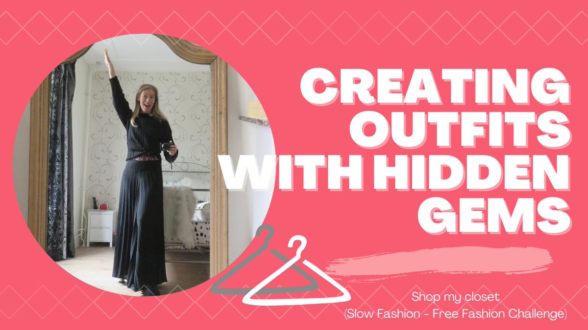 A new video and finally one in English! It's about creating outfits for 1 week with the hidden gems that I find in the back of my closet :) youtu.be/pYkzAiU2HAI #slowfashion #freefashionchallenge