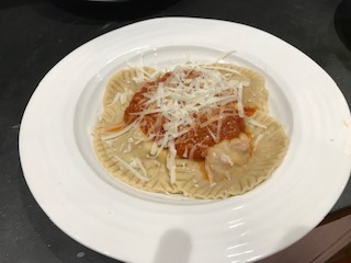 Cothamfood's tweet photo. Well done C!  He missed the Ravioli lesson but still made it at home!  @FoodTCentre @Cothamfood @papadeli @5oclockapron @Cothamfood @jamieoliver @pasta_loco Yr 10 GCSE Food https://t.co/fgJo9GCDeZ