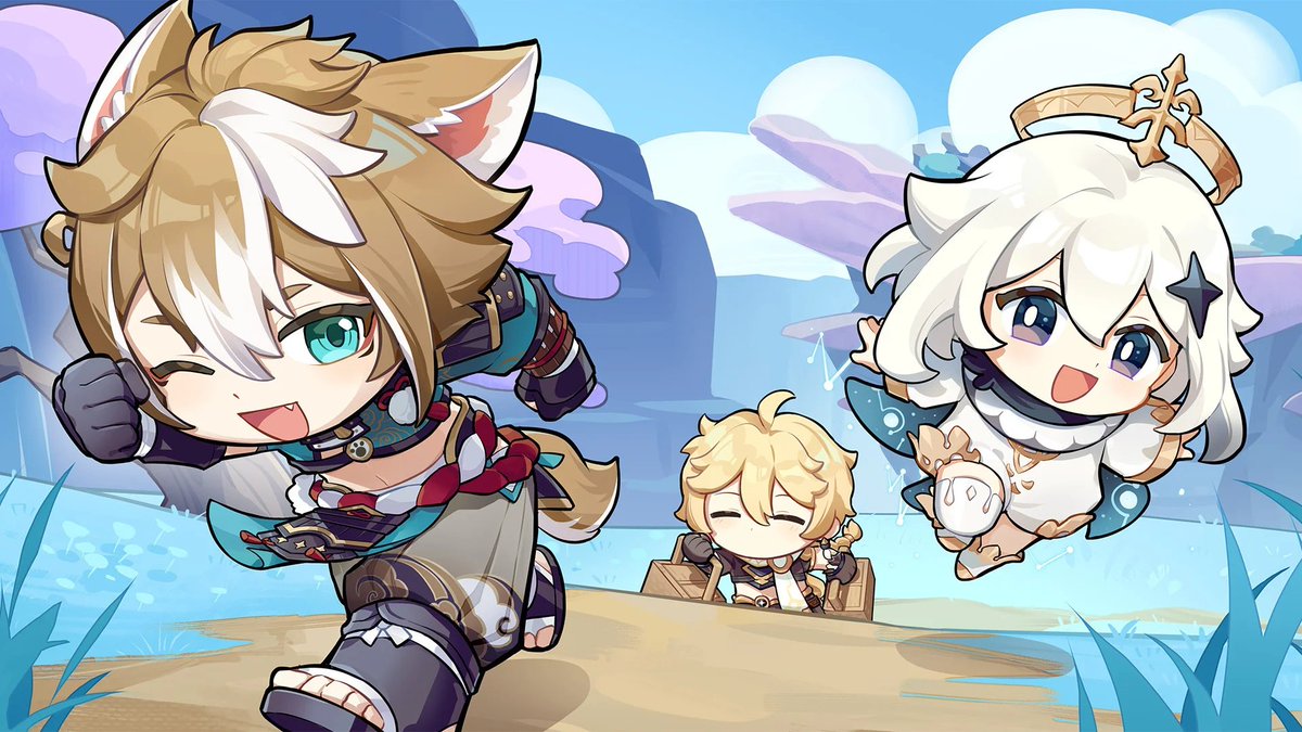 GenshinUniverse's tweet photo. 🎂✨¡Artes Chibi Oficiales por el cumpleaños de Gorou!✨🎂

#GenshinImpact #GenshinImapct #Gorou #Aether #Lumine #Paimon https://t.co/EsuZSo9VIR