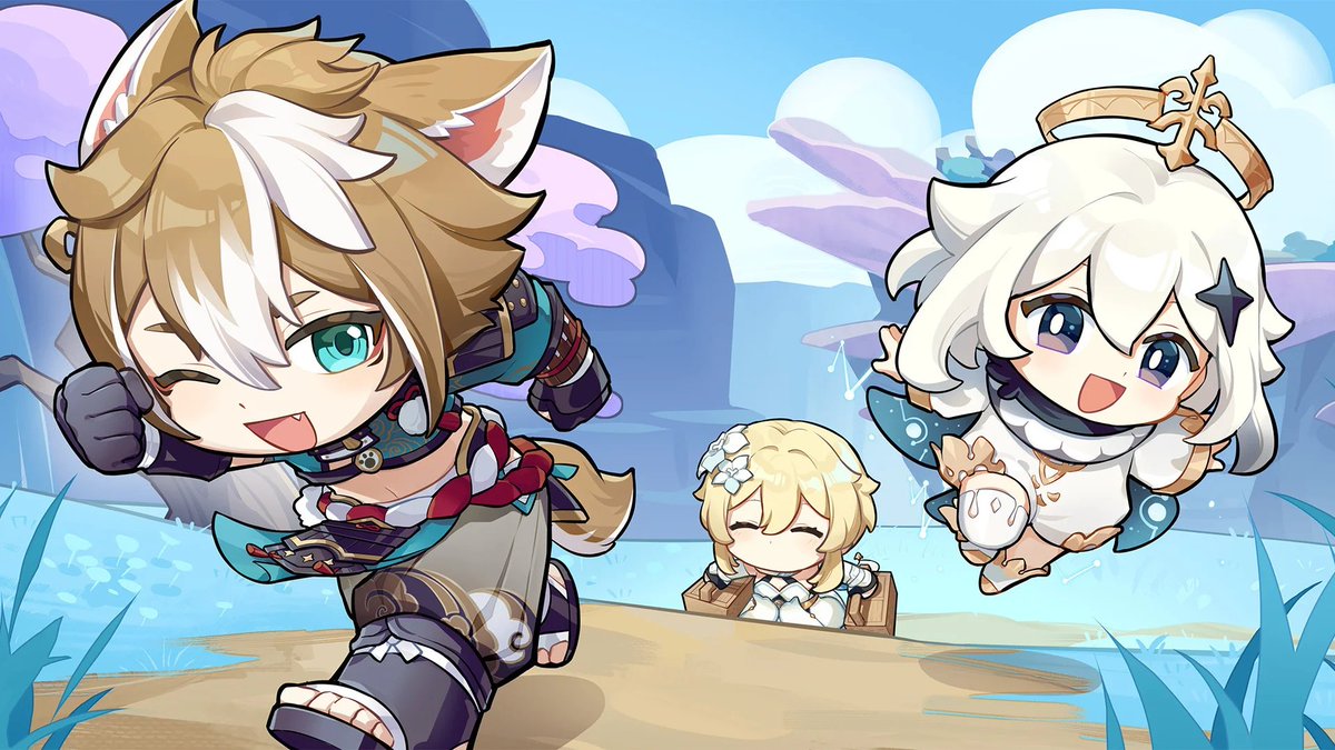 GenshinUniverse's tweet photo. 🎂✨¡Artes Chibi Oficiales por el cumpleaños de Gorou!✨🎂

#GenshinImpact #GenshinImapct #Gorou #Aether #Lumine #Paimon https://t.co/EsuZSo9VIR