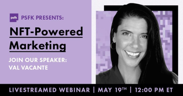 GenaMangano's tweet photo. What are the 3 stages of #NFT maturity for brands delivering marketing &amp; advertising solutions? #Web3 experts @valvacante of @Merkle &amp; @piers_fawkes and @PSFK researchers will discuss May 19 at 12pm ET during this @NYRIW1 webinar: https://t.co/a5Y37Gbsis https://t.co/2CMlA2J3Ou