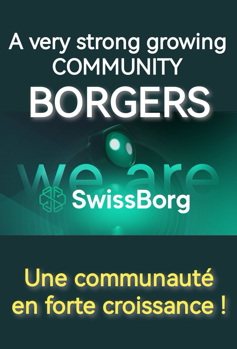 UniverseBorg's tweet photo. ππ There are more and more Borgers! πIls sont de plus en plus nombreux ! π
π₯#MayFireborgπ₯
#CHSB #swissborg #weareswissborg #NousSommesSwissBorg @swissborg @alex_fazel @Cyrus_Fazel @Banz1337 @sbh69 @dadex110 @_Russell_Mc @a_l7_x @opg7101 @r7vilela1 @RL19M @LLiober @brabra43 https://t.co/LAG1FLSJfh