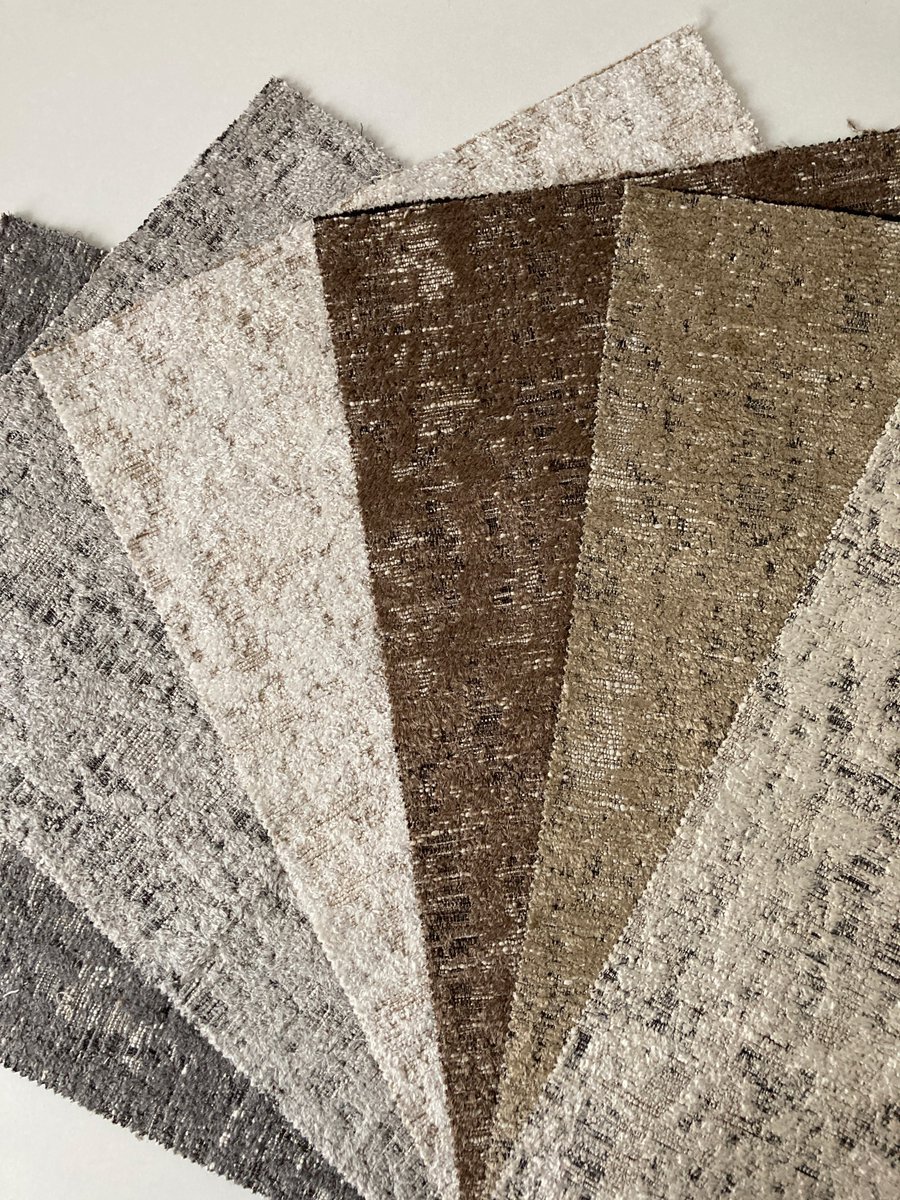 DOLOMITE

With its rich, irregular chenille weave, Dolomite forms an abstract pattern which co-ordinates beautifully with Artemis. In 6 colourways, Dolomite is ideal for light upholstery use.

Featured: Ivory, Flint, Onyx, Oyster, Walnut &amp; Molten Bronze #luxury #curtains #fabric