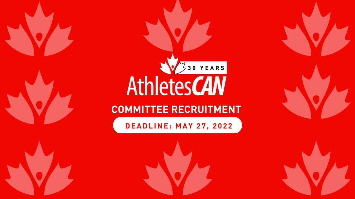 Are you a national team athlete or a professional with a passion for amplifying the athlete voice in 🇨🇦 ?

AthletesCAN is seeking new members to join its various committees!

Apply by May 27➡️bit.ly/3PrnLyY

#AthleteVoice | #VoixDesAthlètes