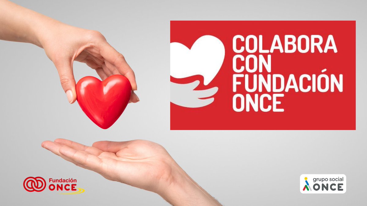 Fundacion_ONCE's tweet photo. Con tu colaboración....creamos ilusión, y oportunidades para las personas con #discapacidad.
Entra en https://t.co/dq4lwsa6VW y elige el proyecto para el que quieres aportar tu granito de arena.
#ColaboraFONCE https://t.co/KBCYGe7rNv