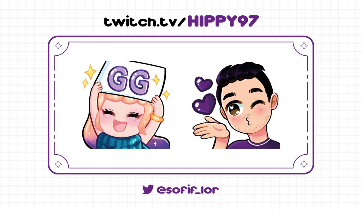 sofif_lor's tweet photo. @kalipsogamingla Holiss!! Felicidades por tus nuevos espacios para emotess :D! 😊 Te dejo un poquito de mi trabajo por si te interesa y te puedo pasar los precios por MD. Saludoss 🤗 https://t.co/qs0OAzTMQs