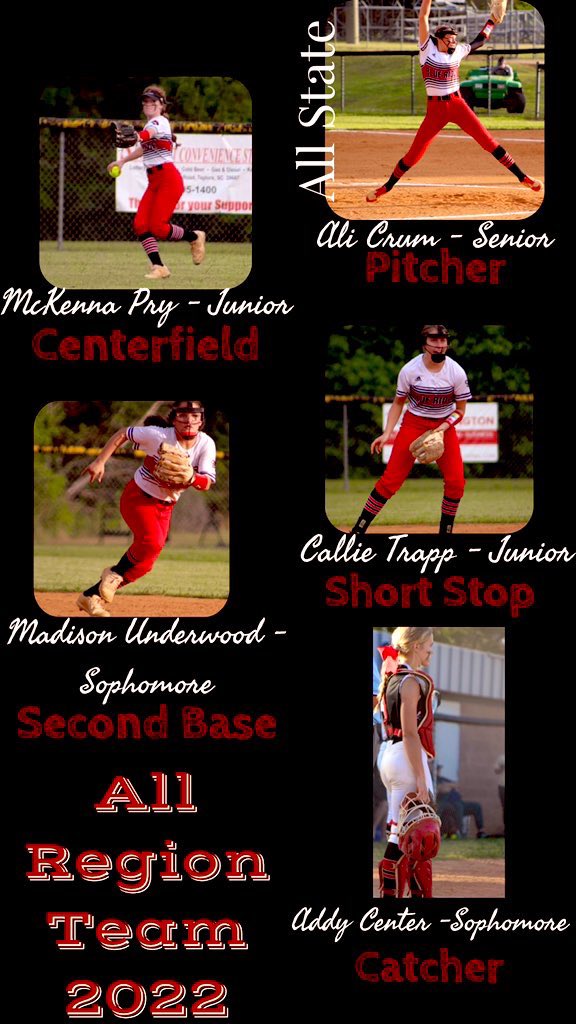 Congrats to our very own Tigers who made the 2022 All Region Team this year! These 5 young ladies are brilliant in the classroom and incredible on the field! Thank you for working hard, staying committed to the process and always putting your team before yourself!#hardworkmatters