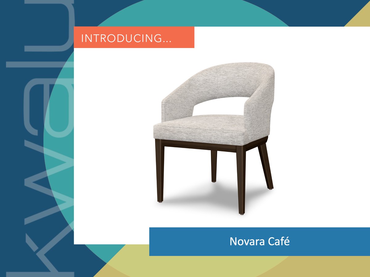 Kwalu is proud to present the Novara Cafe Chair. Linger a little longer in the Novara with its ergonomically preferred inverted triangle shaped curved back. #furnishingthefuture #Kwalufurniture #seniorlivingfurniture