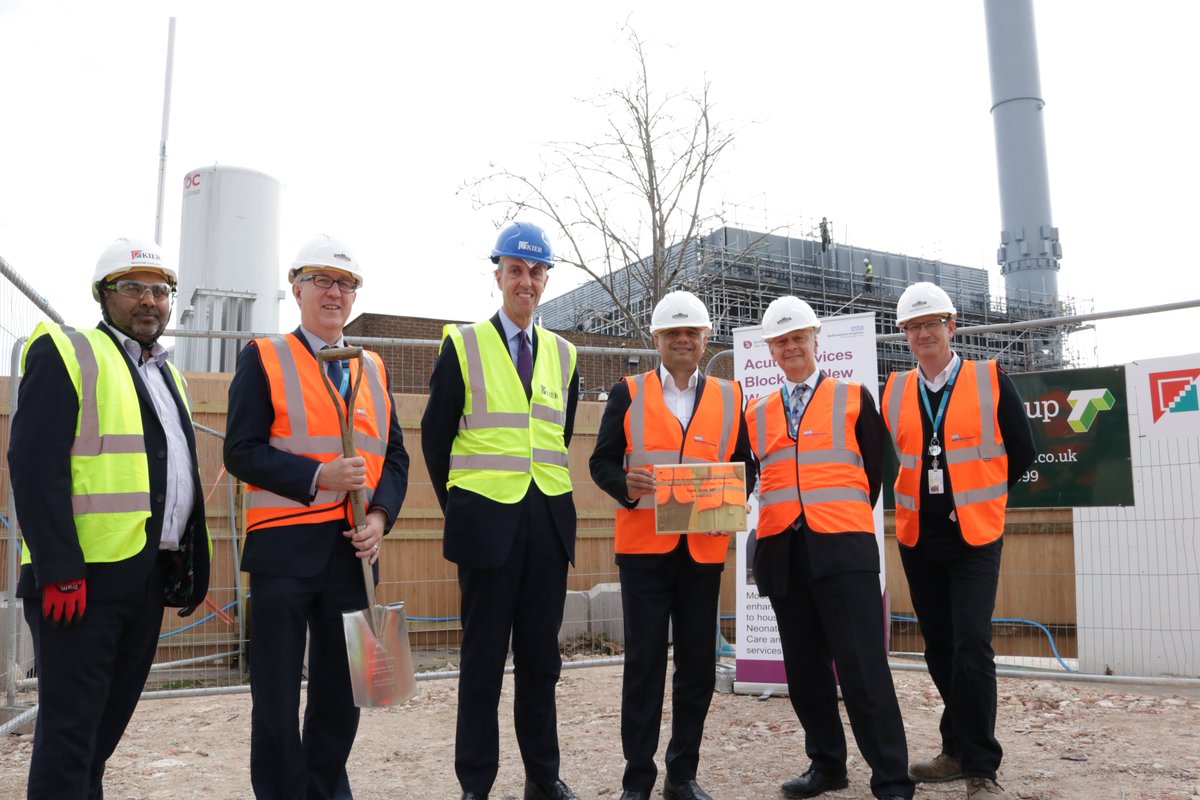We recently welcomed <a href="/sajidjavid/">Sajid Javid</a> to the L&amp;D site to host a ground-breaking for the acute services block and ward block.
 
The project will make a huge difference to patient care and staff morale - housing facilities for maternity, neonatology, critical care and theatre services.
