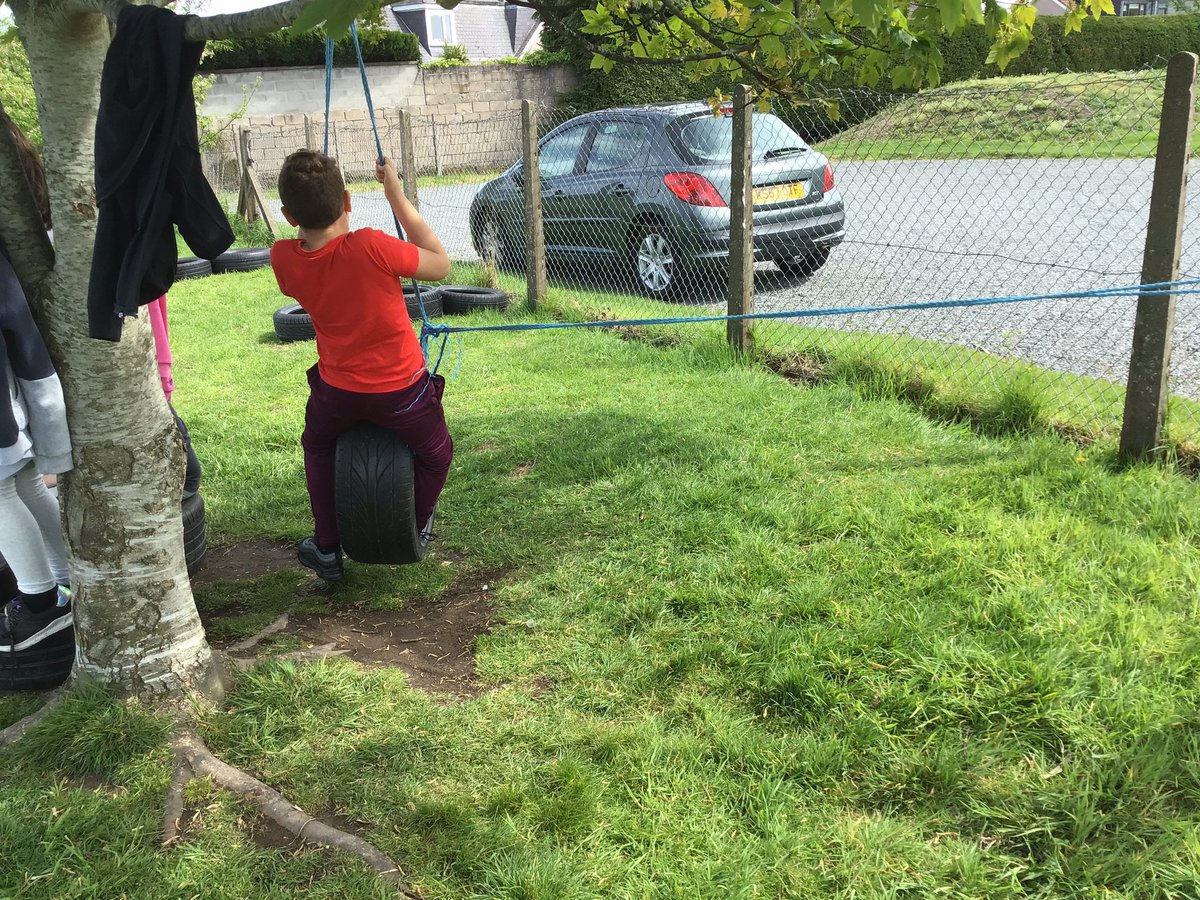 MissSteel7's tweet photo. Lots of fun, learning and positive communication outside today! We had kites, tyre swings, exploring and tree climbing. @FernieleaSchool @MrsBoydFern #happysafeachieving #learningthroughplay #outdoorlearning https://t.co/1fplS9SrCV