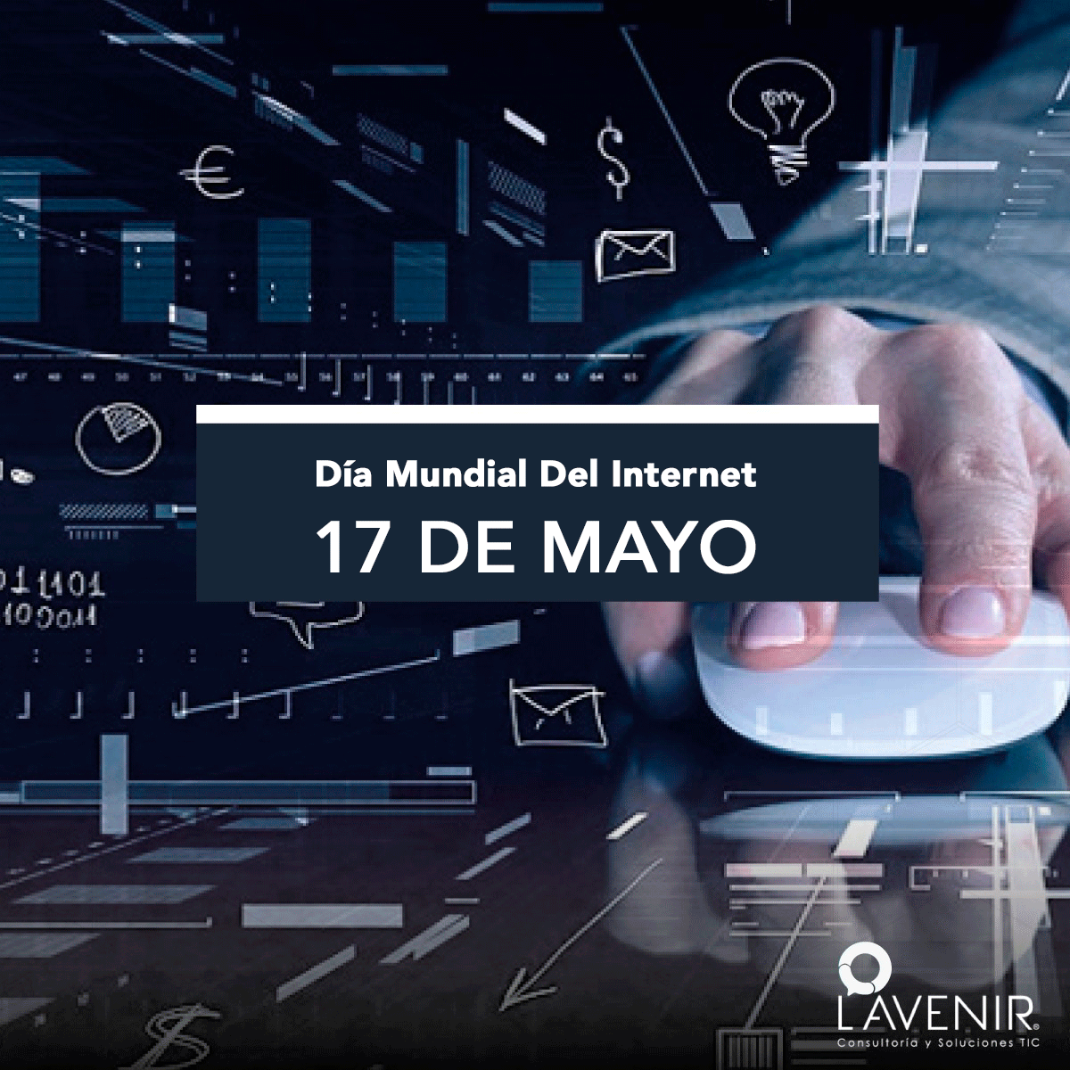 Desde <a href="/Lavenir_co/">Lavenir Consultoría y Soluciones #TIC</a> y <a href="/Lavenirapps/">LavenirApps</a> celebramos el #DíaMundialDeInternet y apoyamos la promoción y el uso adecuado de las #TIC así como los esfuerzos por reducir la brecha #Digital en nuestro País.