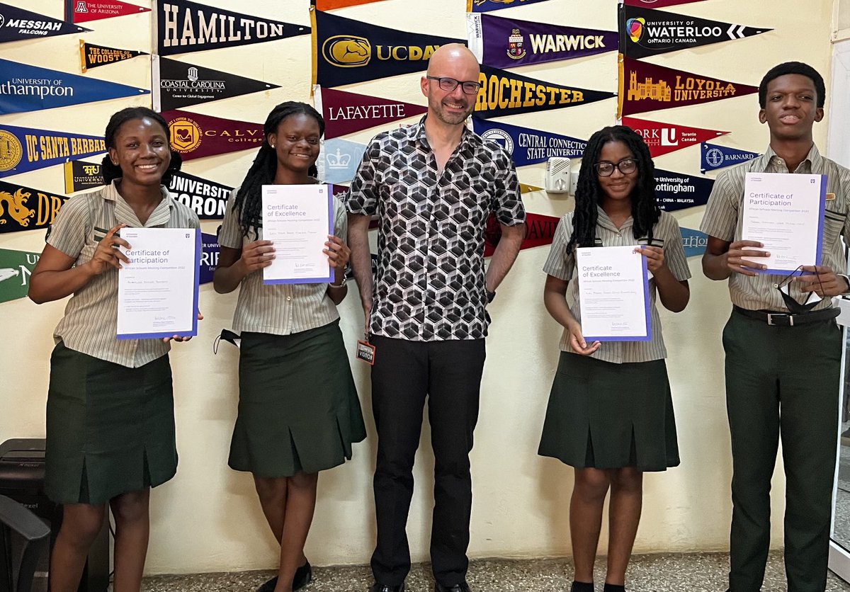 ProfPeterDundee's tweet photo. After 2 yrs online, returning to 🇬🇭 &amp; 🇳🇬 has meant meeting in person participants in ⁦@dundeeuni⁩ ⁦@LawDundee⁩ African Schools Mooting Competition - standard gets higher &amp; higher each year! 💪💪 @gecacademy1 ⁦@WFCollege⁩ ⁦@TIS_Ghana⁩ ⁦@GhaIntSch⁩ https://t.co/WmwZgh18gN