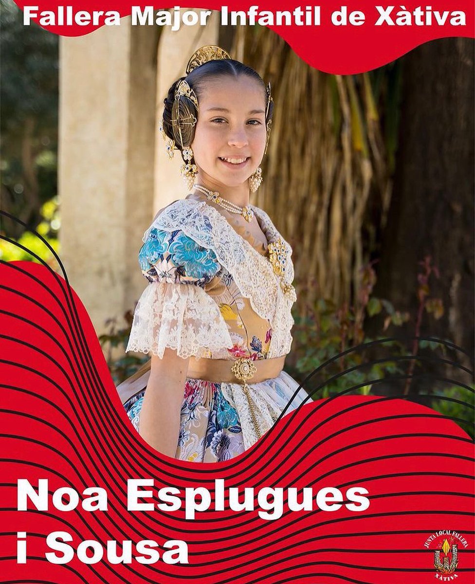 falla_cid's tweet photo. Desde la nostra comossió volem donar l’ enhorabona a @laurahfernandez i a Noa, Falleres Majors de #Xàtiva 2023 ❤️‍🔥

Vos desitjem que disfruteu del vostre somniat regnat al costat de les vostres famílies i de les vostres comissions @abumasaifa i @fallasantjaumexativa  🎆 https://t.co/d1q6usLV9V