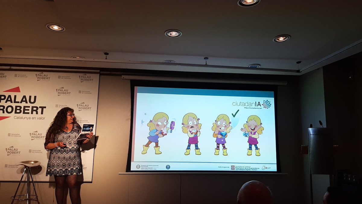 fundacionesplai's tweet photo. Hoy participamos en la presentación del curso #ciutadanIA una formación abierta en Inteligencia Artifical de la mano de @govern @i2CAT @IdeaiUpc @la_UPC fans de #Icàtia https://t.co/8pBPvCPgB3 https://t.co/BcSL7uUbe7